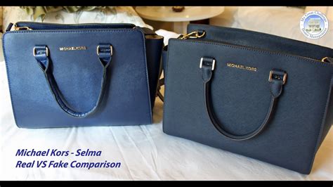 michael kors selma fake vs real|michael kors logo.